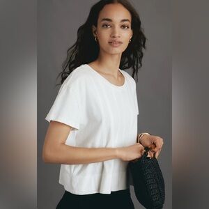 Pilcro Pleated Swing Tee